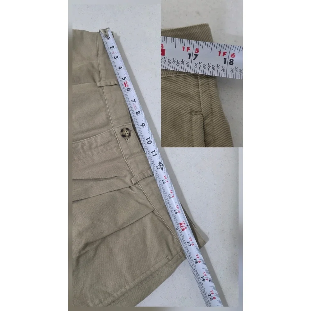 Vtg Deadstock Nike Playerpant Mens 36 Khaki Pleated Pant Unhemmed 152617-235 NWT